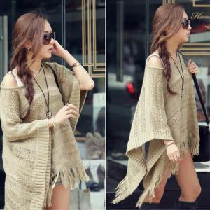 Fashion And Cool And Cute Collar Sweater Tassel..